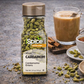 iSpice Cardamom Seeds in a bright kitchen, perfect for fragrant meals.