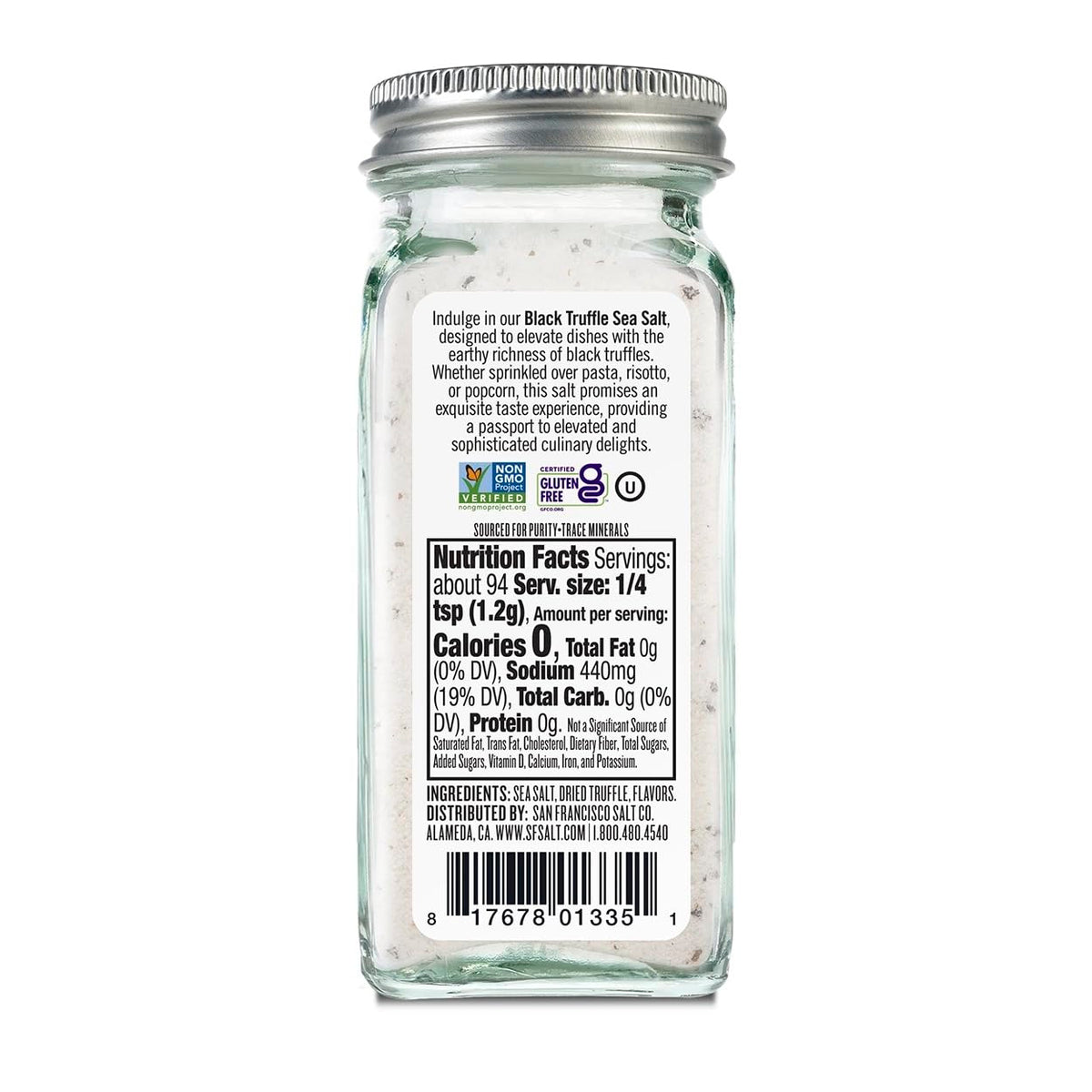 Italian Black Truffle Sea Salt finishing on vegetables for savory lift