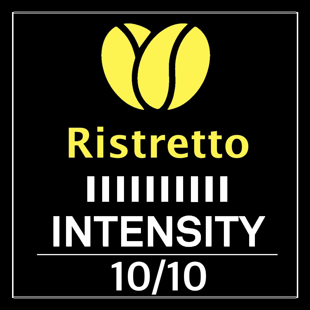 Balanced brew profile of Italian Coffee for Espresso Lovers ristretto capsules