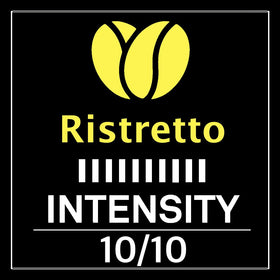 Balanced brew profile of Italian Coffee for Espresso Lovers ristretto capsules