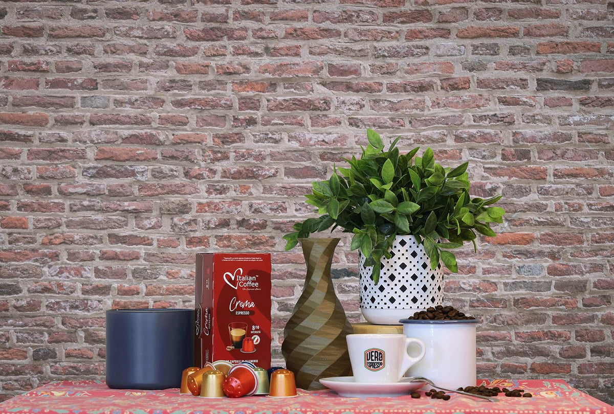 Italian Coffee for Espresso Lovers crema visible on a fresh shot