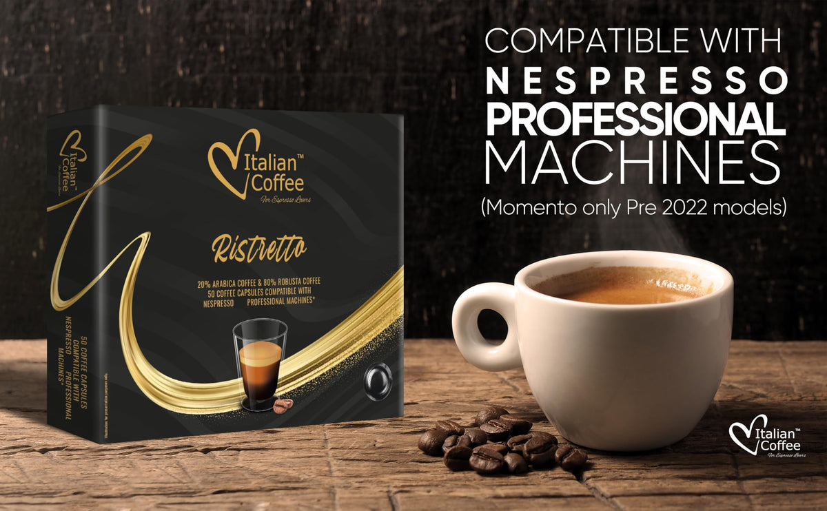 Italian Coffee for Espresso Lovers Neapolitan roast beans on display convey authenticity.