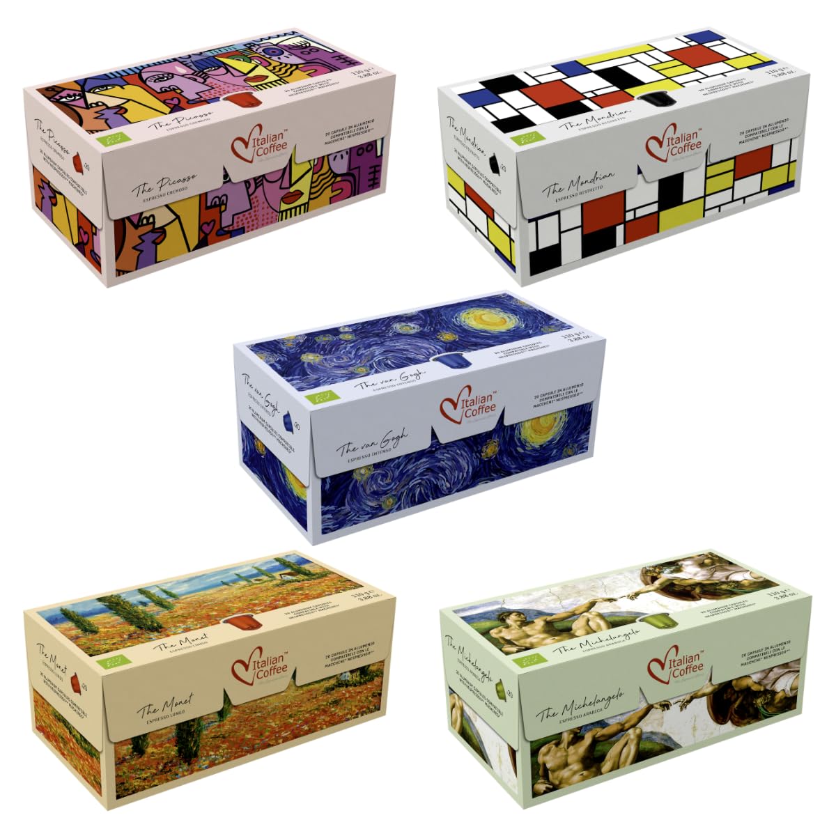 Italian Coffee For Espresso Lovers Nespresso Original pack: compatible aluminum capsules for fresh espresso.