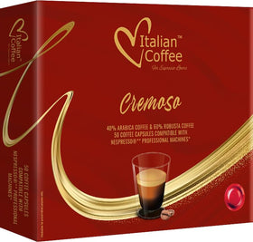 Italian Coffee for Espresso Lovers pods pack shot showing premium Italian blend for home use