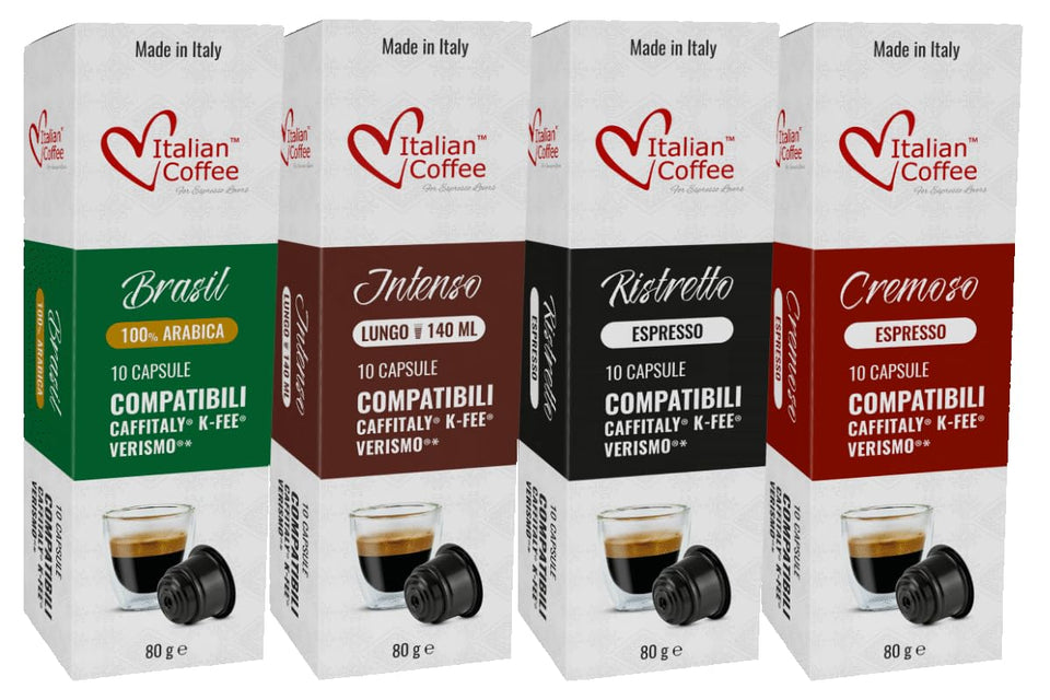 Italian Coffee For Espresso Lovers verismo compatibility capsules fit Verismo machines.