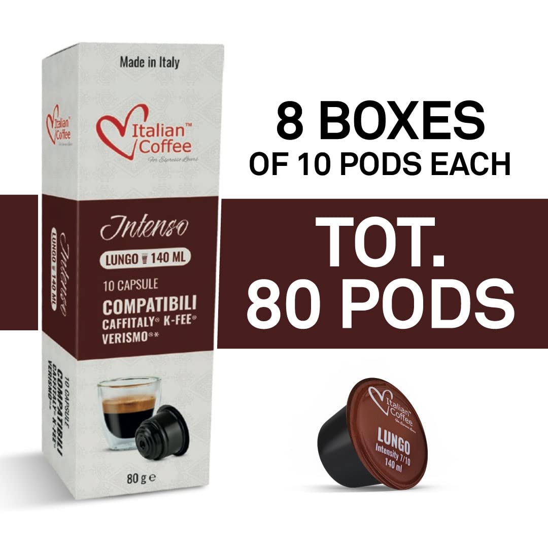 Italian Coffee Verismo-compatible pods deliver easy, mess-free espresso at home.
