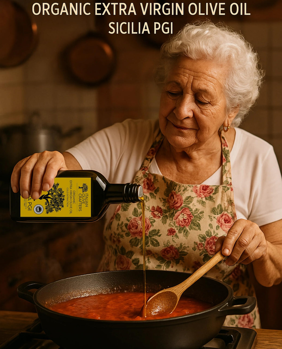 Drizzle Italian Olive Crafters onto salads for a delicate fruity finish.