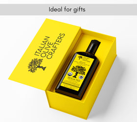Sicilian hillside harvest inspires this delicate, fruity oil from Italian Olive Crafters.