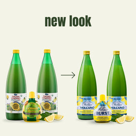 Two Italian Volcano organic lemon juice bottles in bundle for batch cooking