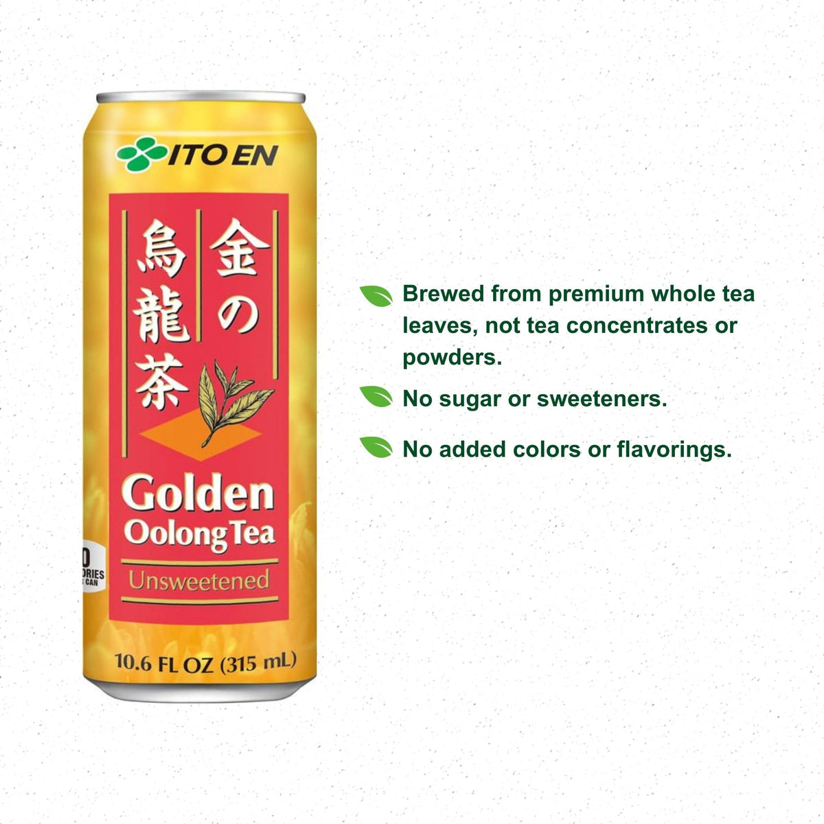 Ito En Golden Oolong Tea 12-pack display highlighting authentic whole-leaf brew and ready-to-drink convenience.