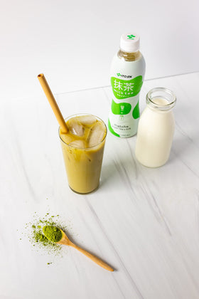 Ito En Matcha Milk Tea pack shot, ideal for stocking and sharing among friends.