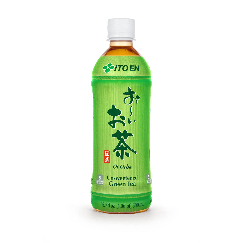 Ito En Oi Ocha green tea bottle for refreshing, zero-sugar hydration with natural antioxidants.