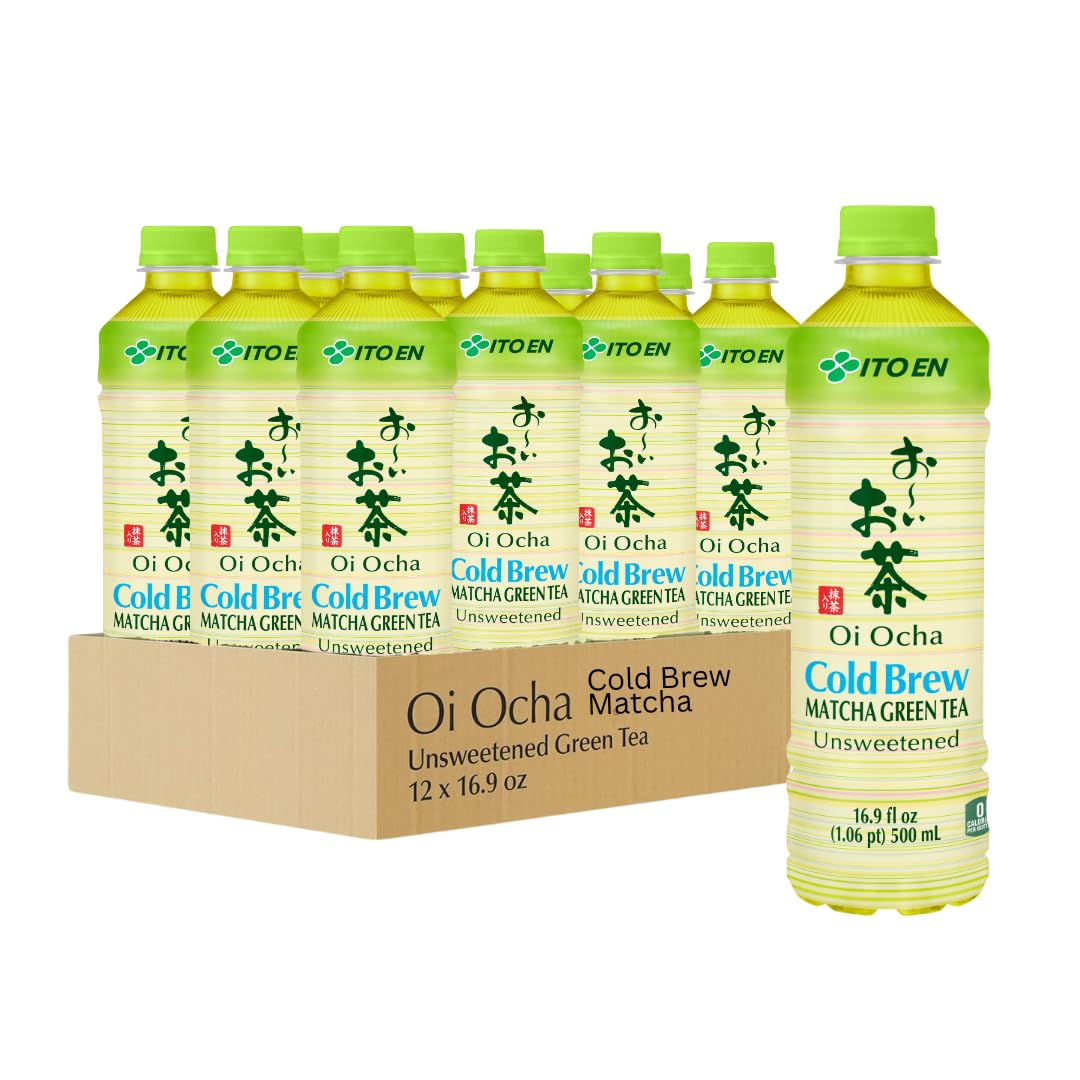 ITO EN Oi Ocha Matcha Green Tea unsweetened bottle offers sugar-free refreshment on the go.