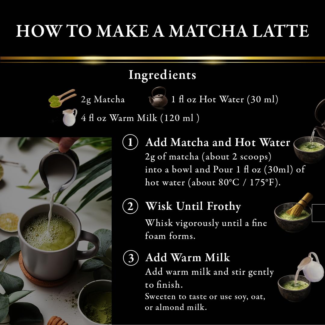 Itohk yuemon ceremonial matcha under warm kitchen lighting