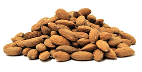 It's Delish almonds shelled raw 10 lb bulk bag for pantry snacking.