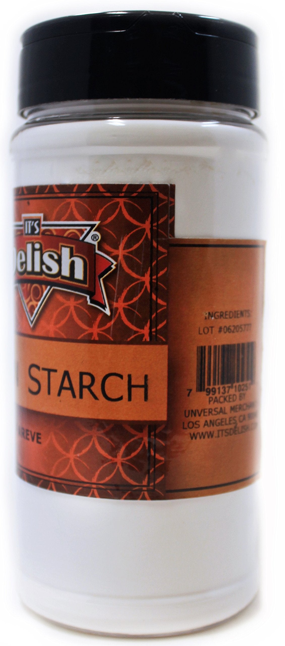 Its Delish corn starch in a saucepan demonstrates sauce thickening in cooking.