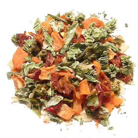 Its Delish dehydrated vegetables dices deliver savory texture for stews, ramen, and rice bowls.