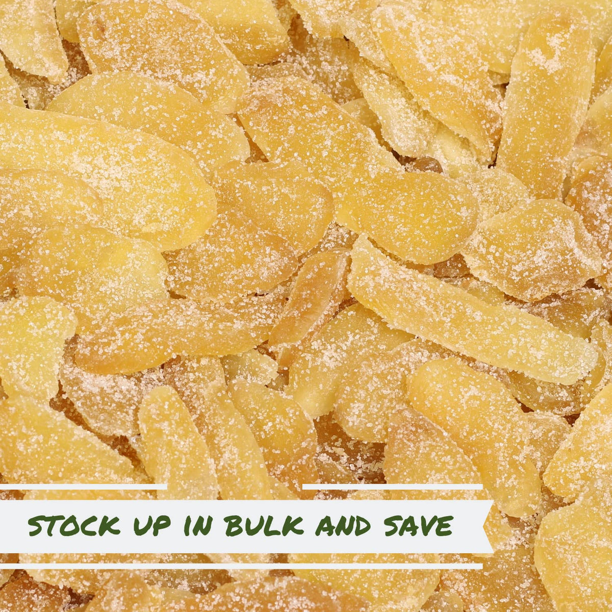 It's Delish ginger candies on plate as a chewy snack option