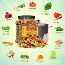 It's Delish product with OU Kosher label indicating quality standards.