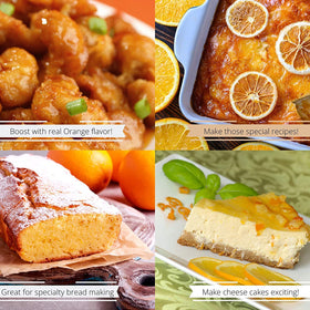 Its Delish orange-peel granules for desserts and beverages