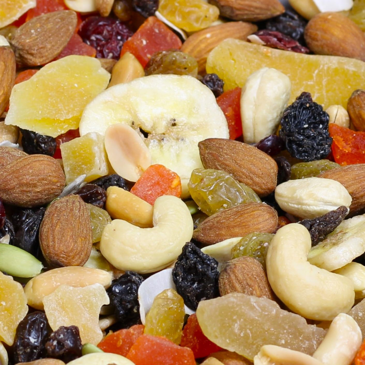 It's Delish Tropical Mix Trail Mix bulk bag, protein-rich and energizing for on-the-go snacking.