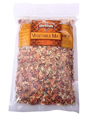 Its Delish vegetable soup mix in a bulk bag enhances soups with hearty, natural vegetables.