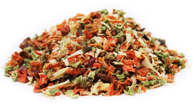 Its Delish veggie flakes for soups provide convenient base for quick meals.