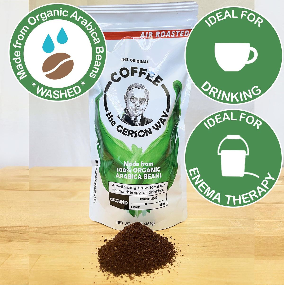 IT'S GERSON GOOD ready-to-brew coffee for daily ritual and wellness routines