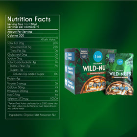 It's Good Energy I Am Organic Brazil Wild Nuts in bowl, ideal for trail mix.