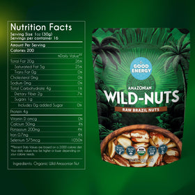It's Good Energy selenium-rich Brazil nuts – flavorful, nutrient-dense snack option.