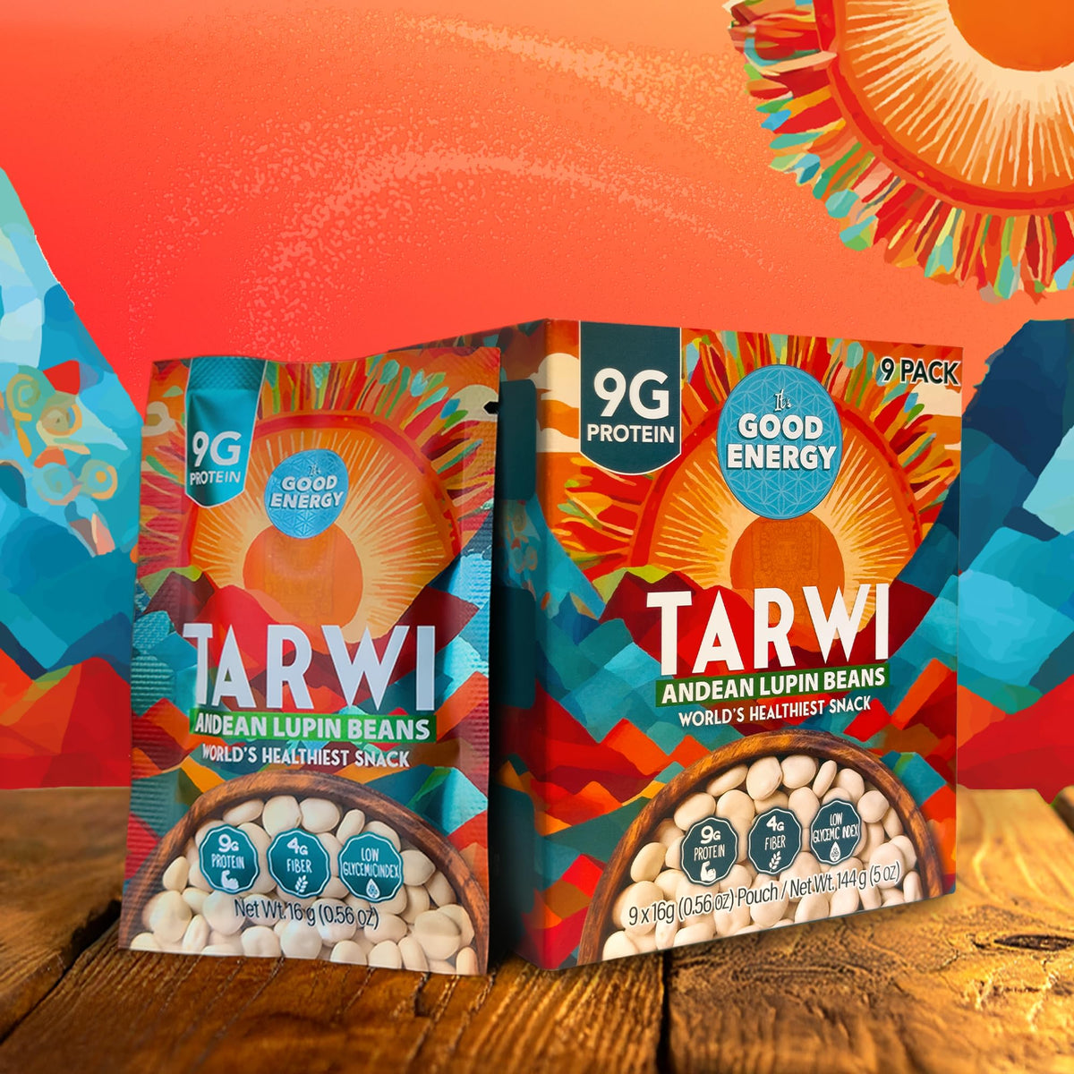 Its Good Energy Tarwi Snack on the go supports sustained energy without sugar spikes.