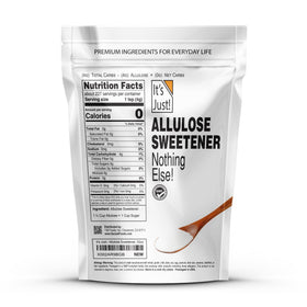 Its Just! Allulose reseal zipper on premium pouch for freshness