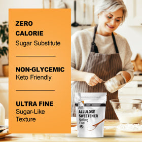 Its Just! Allulose ultra-fine granules blend smoothly in beverages and batters