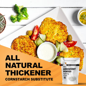 Gluten-free, grain-free arrowroot powder suitable for many diets.