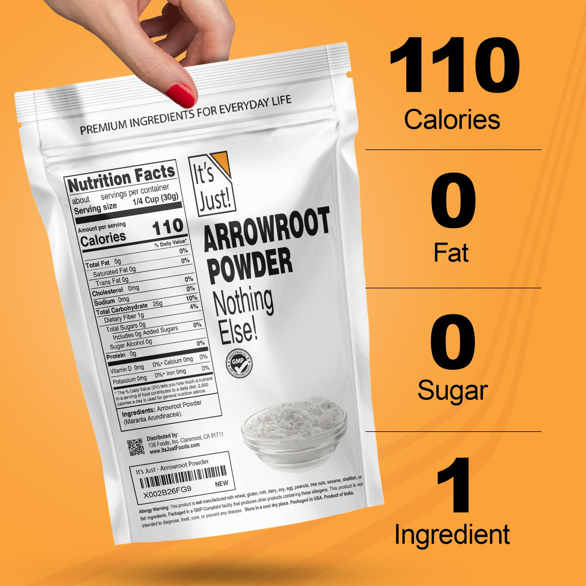 Vegan and keto-friendly thickener for healthy recipes by Its Just.