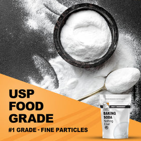 It's Just! Baking Soda for bath bombs; DIY fizz with citric acid.