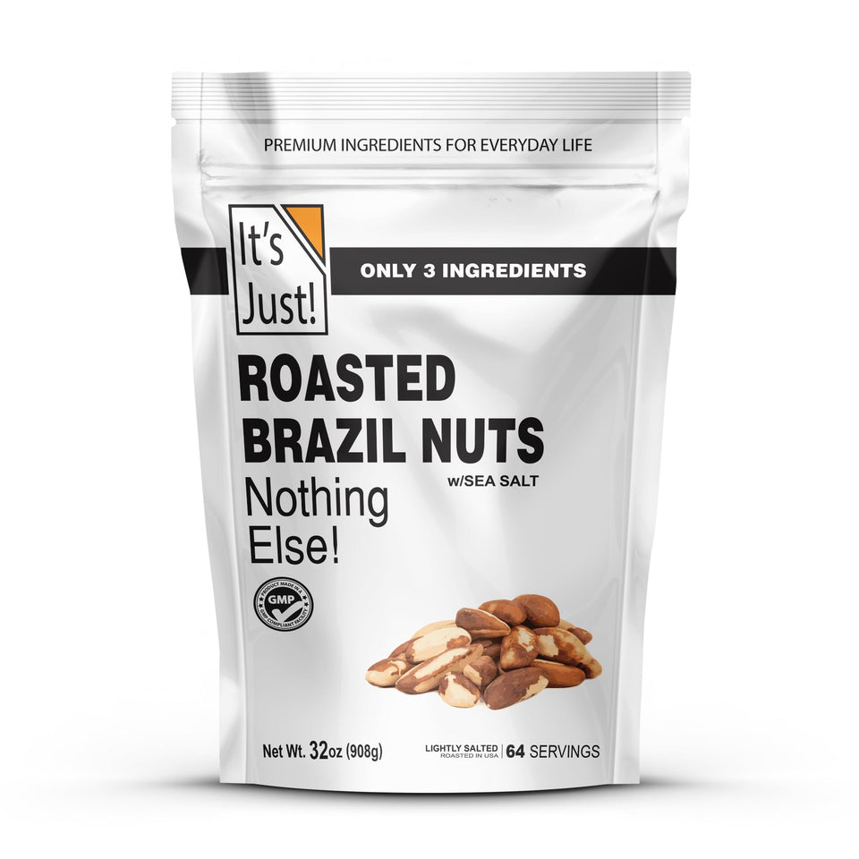 It's Just! Brazil nuts from Peru—origin highlight for premium snacking.