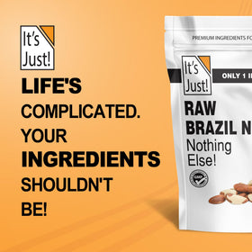 It's Just! Brazil nuts travel-friendly pantry staple for on-the-go snacking or meals