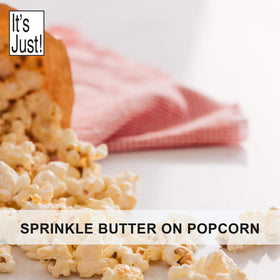 It's Just! powder texture close-up reveals smooth, creamy rehydrated butter.