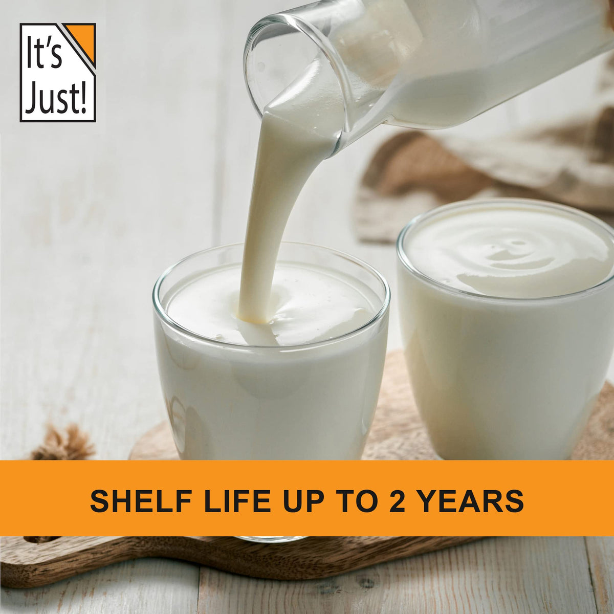 It's Just! powdered buttermilk used in soup or dressing for creamy tang.