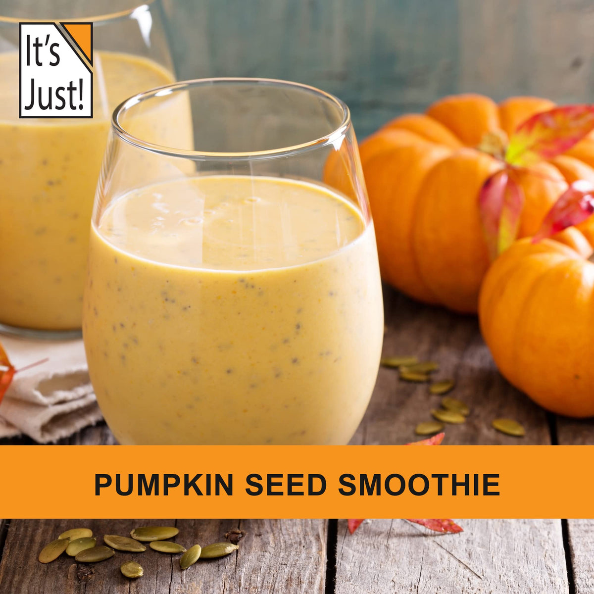 Its Just pumpkin seeds granola bar ingredient for homemade energy bites.