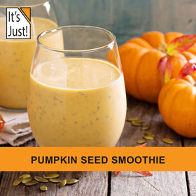 Its Just pumpkin seeds granola bar ingredient for homemade energy bites.