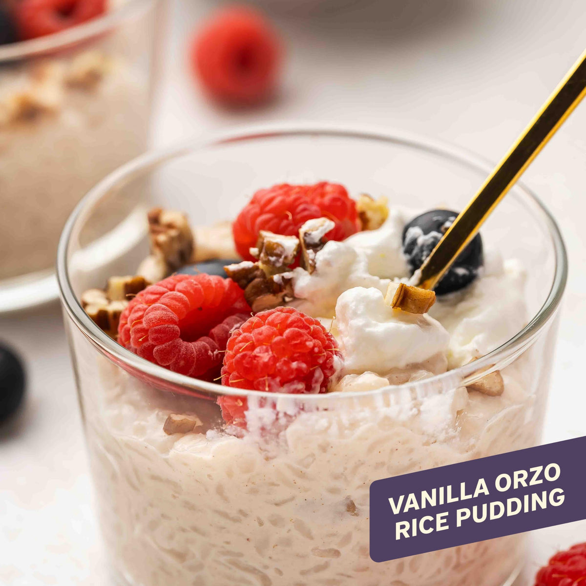 It's Skinny Orzo vegan and keto-friendly label visible on the package.