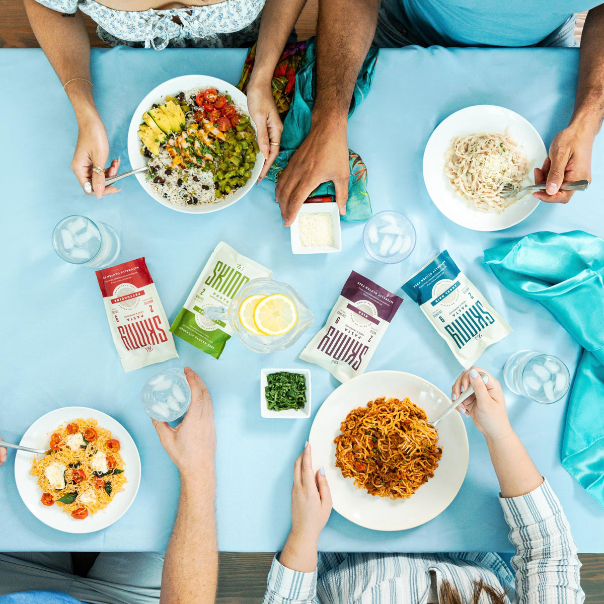 Its Skinny Pasta angel hair pack for light, delicate dishes