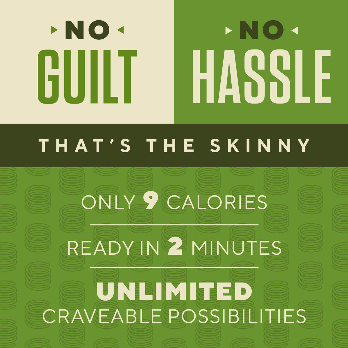 Its Skinny Pasta ready in 2 minutes for quick meals