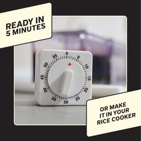 It's That Simple white rice blend gluten-free label—certified allergen-free option.