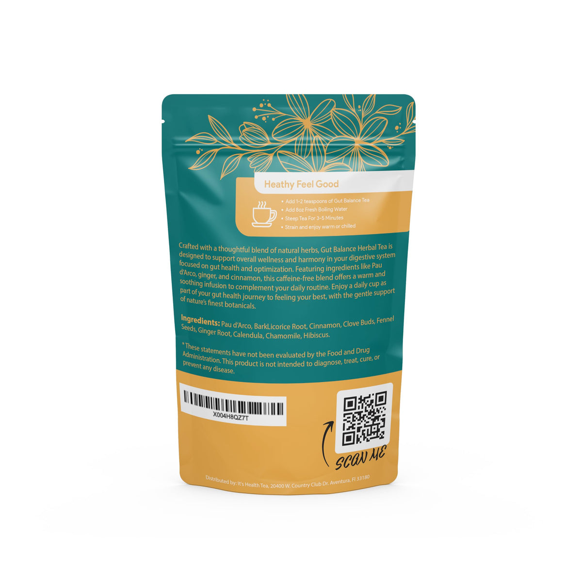 ItsHealthTea Gut Balance daily routine scene ready for a relaxing tea break