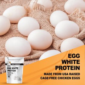 Its Just! egg white protein powder ingredients list showing a single-ingredient product