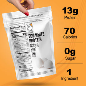 Its Just! unflavored egg white protein powder in a smoothie for versatility