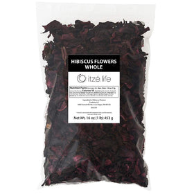 Itzé.Life hibiscus flowers whole packet for tea and culinary uses